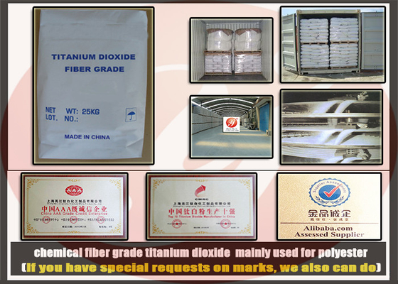 Ultrafine Chemiefaser-Grad-Titandioxid, weißes Titandioxid für Polyester